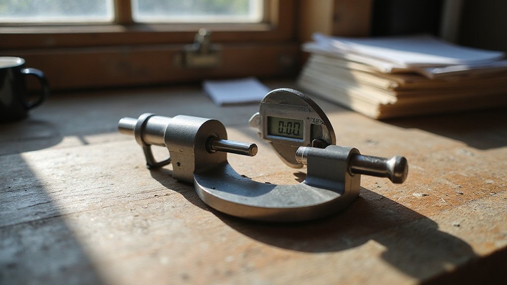 measuring with digital micrometers
