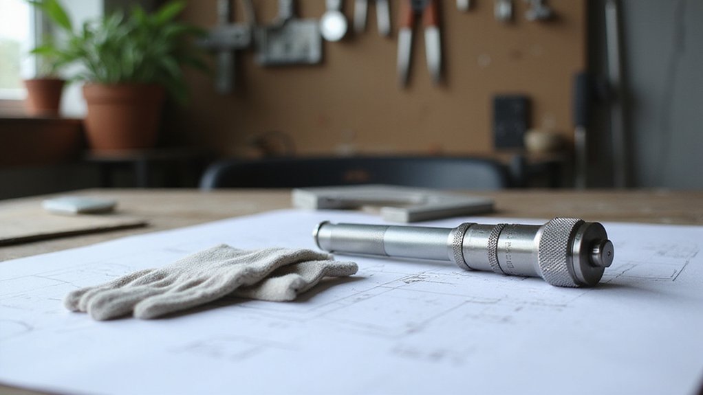 measuring with precision instruments