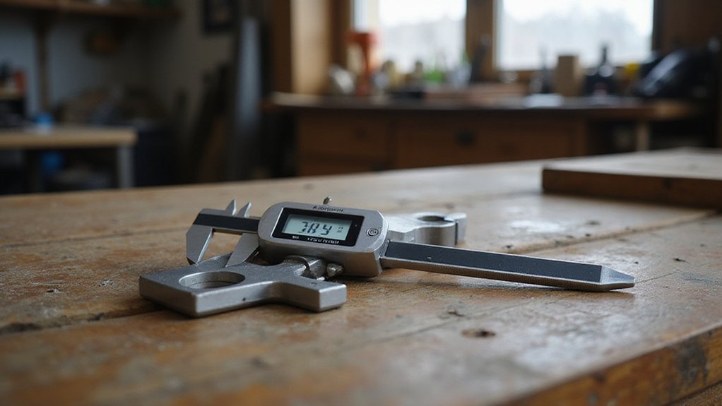 measuring with precision tools